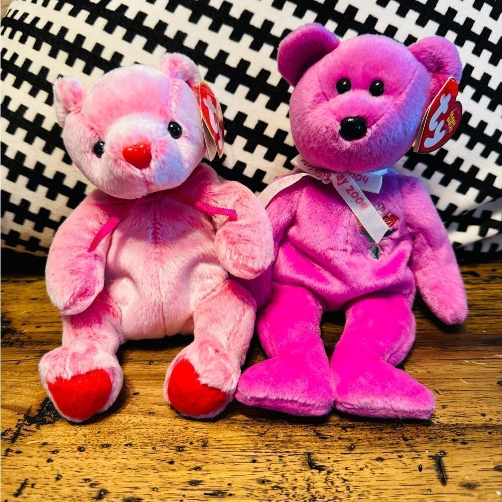 Ty Beanie baby lot 2001 romance and 2004 mother
